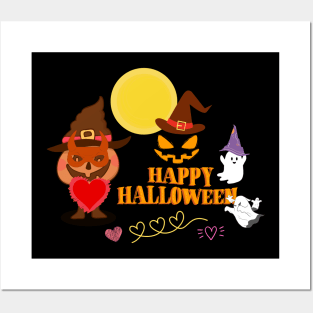 Happy Halloween T-shirt Posters and Art